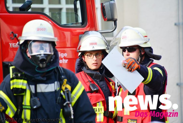 Übung der Freiwillige Feuerwehr Eisbergen 2019